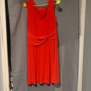 Ralph Lauren Vibrant Red Midi Dress